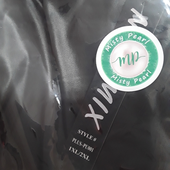 Plus Size Faux Leather Leggings Goth Punk Glam NIP - Picture 6 of 7